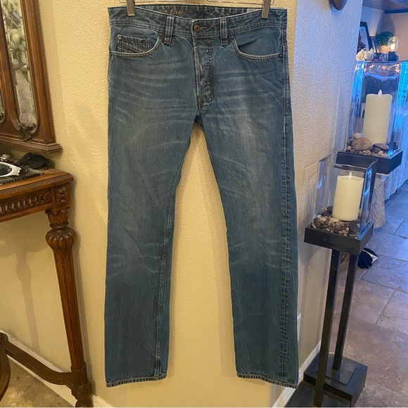DIESEL Men Safado Blue Regular Slim Straight Buttoned Fly Jeans Size 31 - Picture 1 of 11